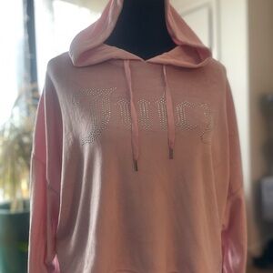 Juicy Couture Pink Hooded Sweatsuit Relaxed Fit